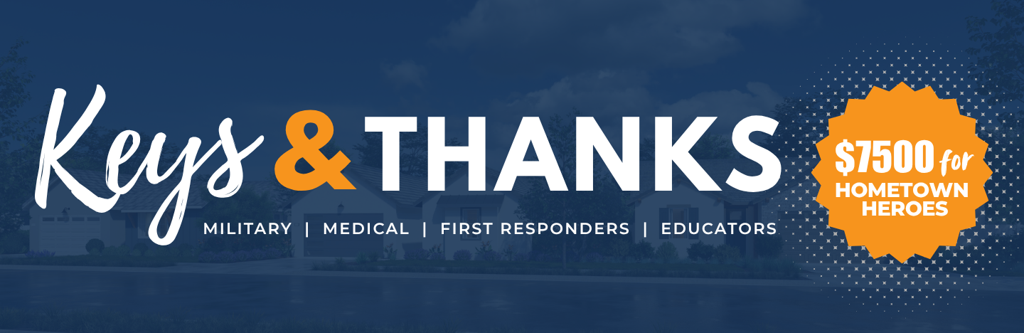 Keys and Thanks - $7500 for Hometown Heroes